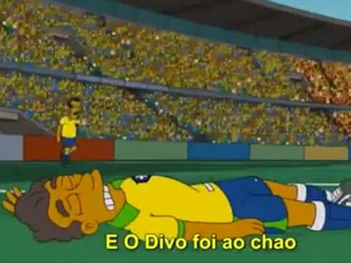 Neymar fuori per infortunio. L'avevano previsto "I Simpson"