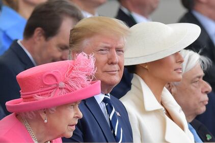 Donald Trump per il 75 esimo anniversario dello sbarco in Normandia a Portsmouth 2
