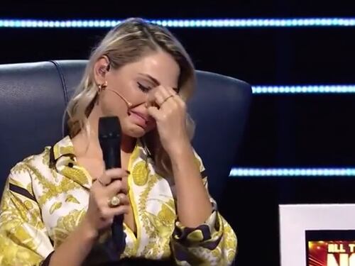Anna Tatangelo scoppia in lacrime in tv. La Hunziker costretta a intervenire