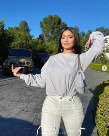 Kylie Jenner sexy in costume 10