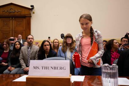 Greta Thunberg parla al Congresso Usa 1