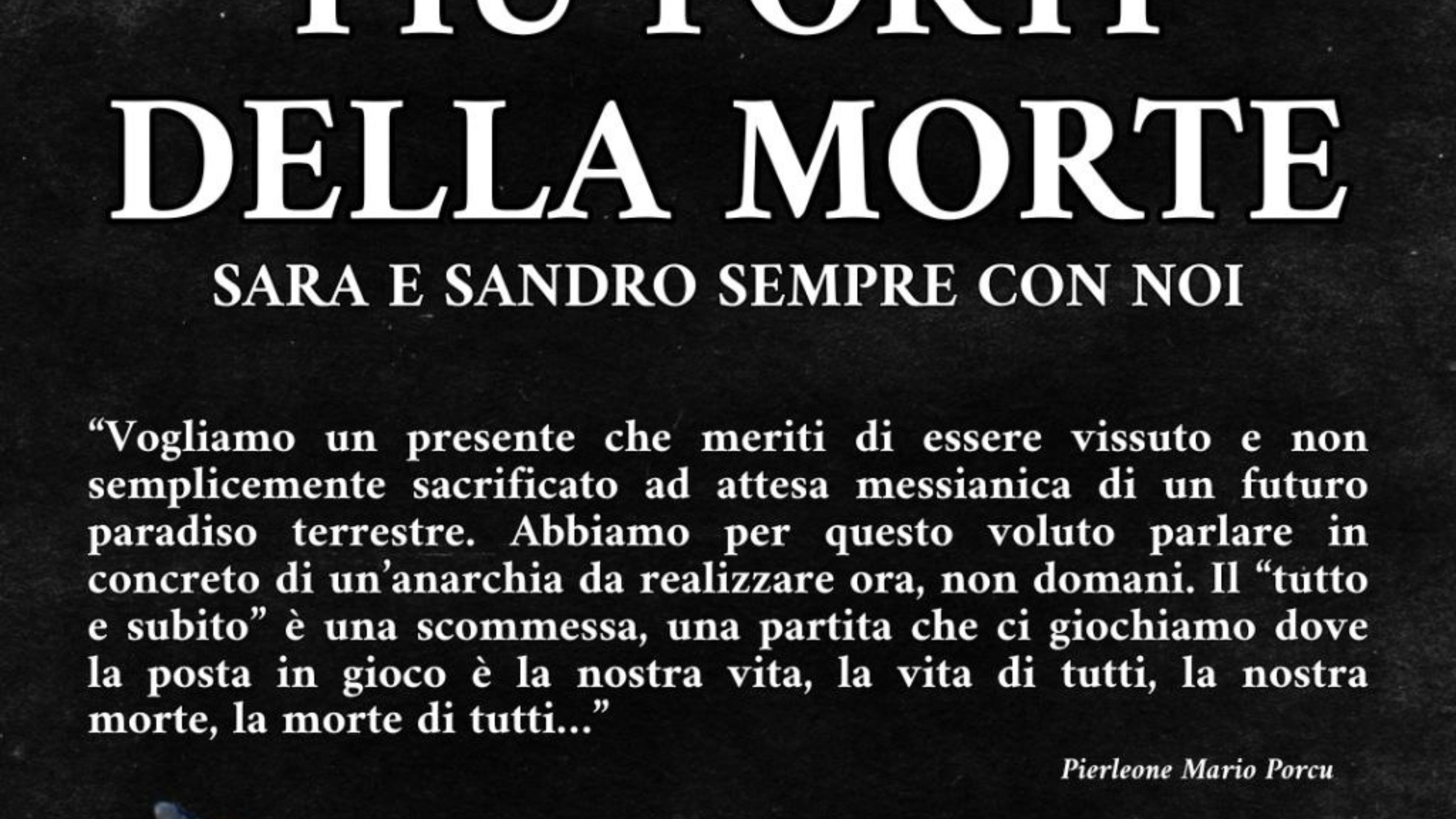 “Sono morti combattendo”. L'elogio degli anarchici per la morte di Ardizzone e Mercogliano