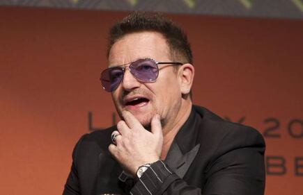 Il cantante degli U2, Bono