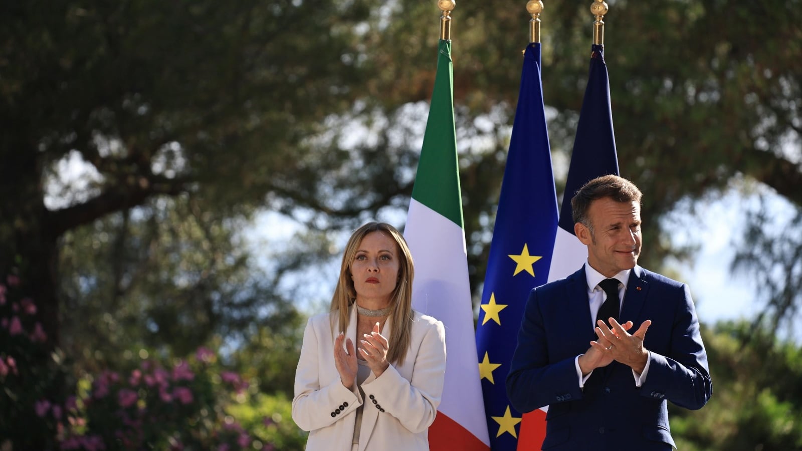 Vertice Italia-Francia, Macron: "Noi partner naturali". Meloni: "Siamo due grandi nazioni con interessi convergenti"