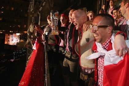 Ecco i festeggiamenti dei grandi club europei di calcio 36