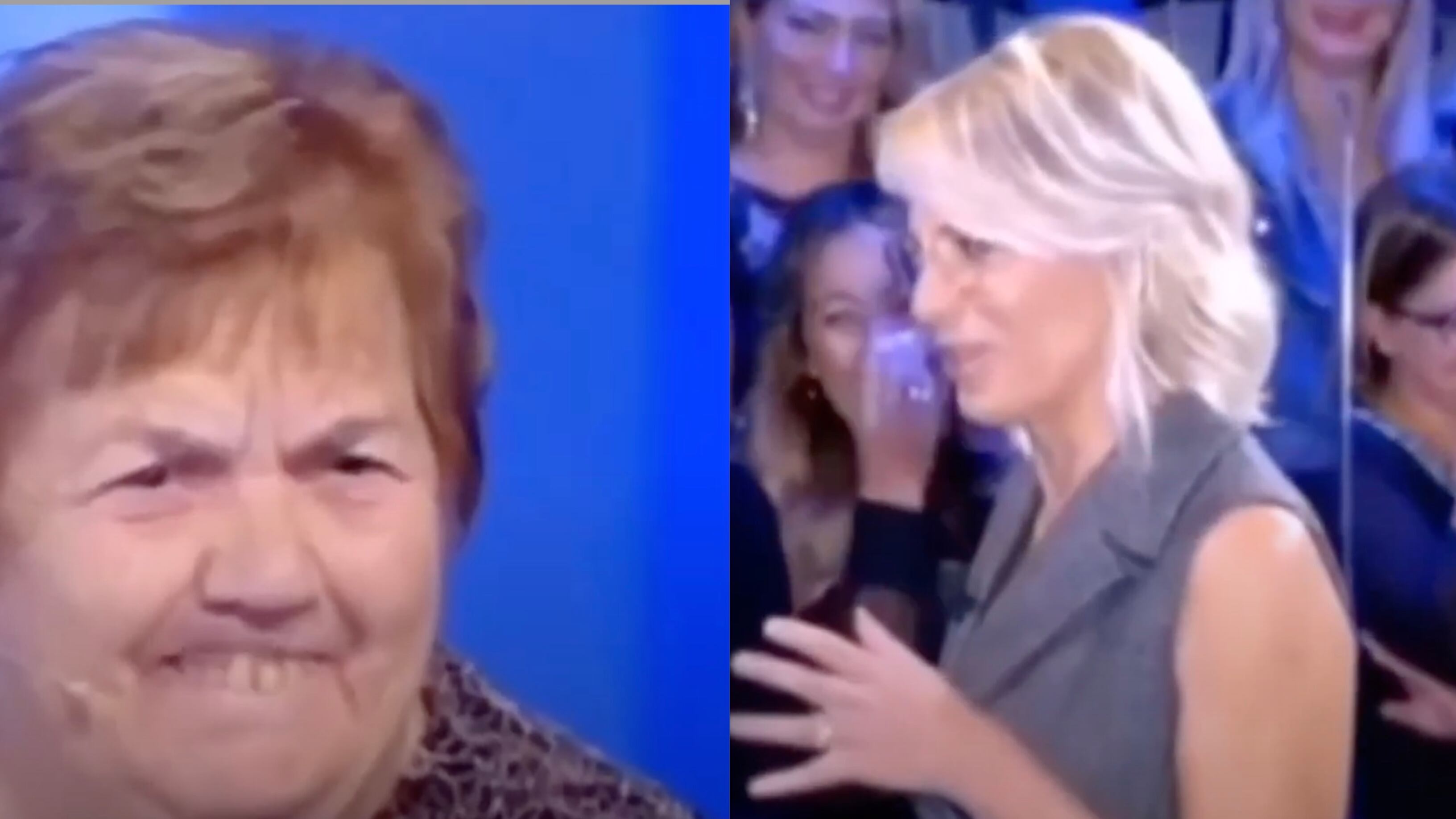 Perde la dentiera a C’è Posta per te. Ma quella parte non va in onda