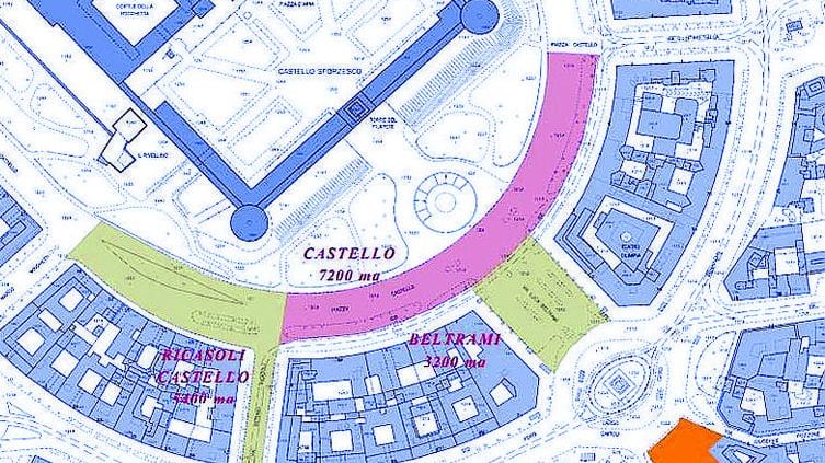 Via le auto dal Castello e referendum sulle opere