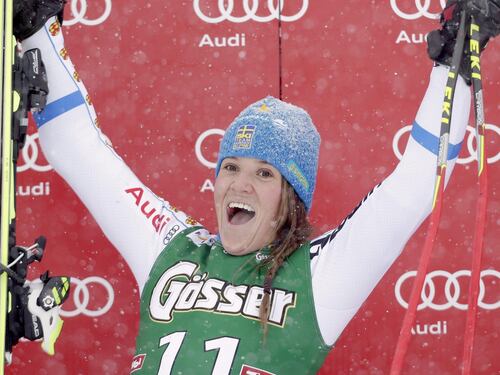Austria, slalom gigante alla svedese Sara Hector