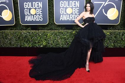 Golden Globe 2018, star in nero sul red carpet 3