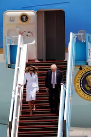 Trump sbarca a Tel Aviv 2