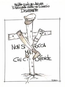 La vignetta del giorno: non si tocca chi ci difende 1