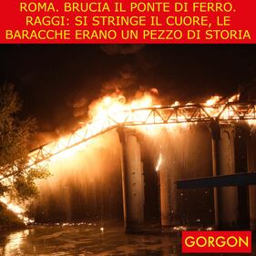 Ecco la satira del giorno. Brucia un pezzo di storia 1