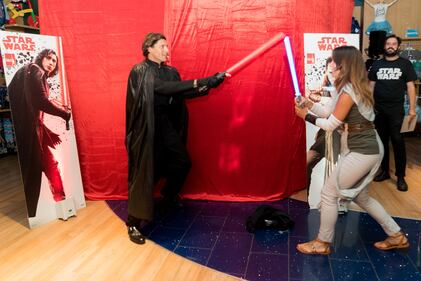 Aldo Montano e Irene Vecchi "jedi" per il Force Friday 10