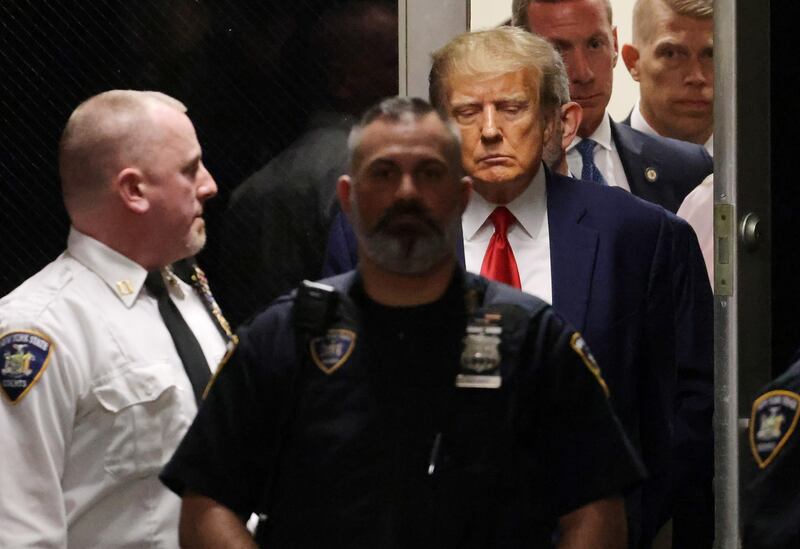 Trump a giudizio: le foto della giornata in tribunale 3