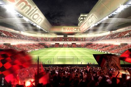 Ecco le immagini del nuovo stadio del Milan 3