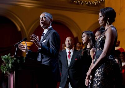 Gli Obama al concerto di Natale 9