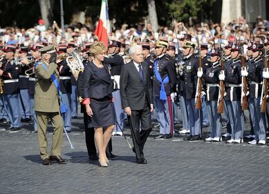 La cerimonia all'Altare della Patria 12