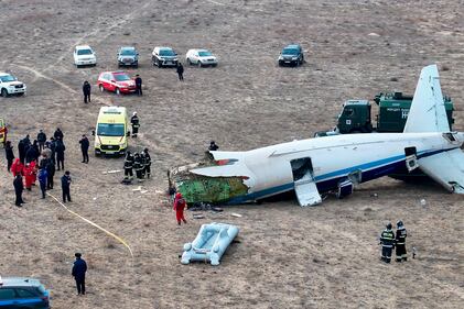 L'aereo schiantato in Kakakistan 1
