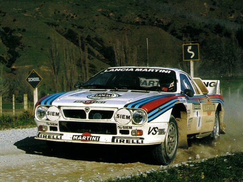 Lancia 037 al rally di New Zelanda