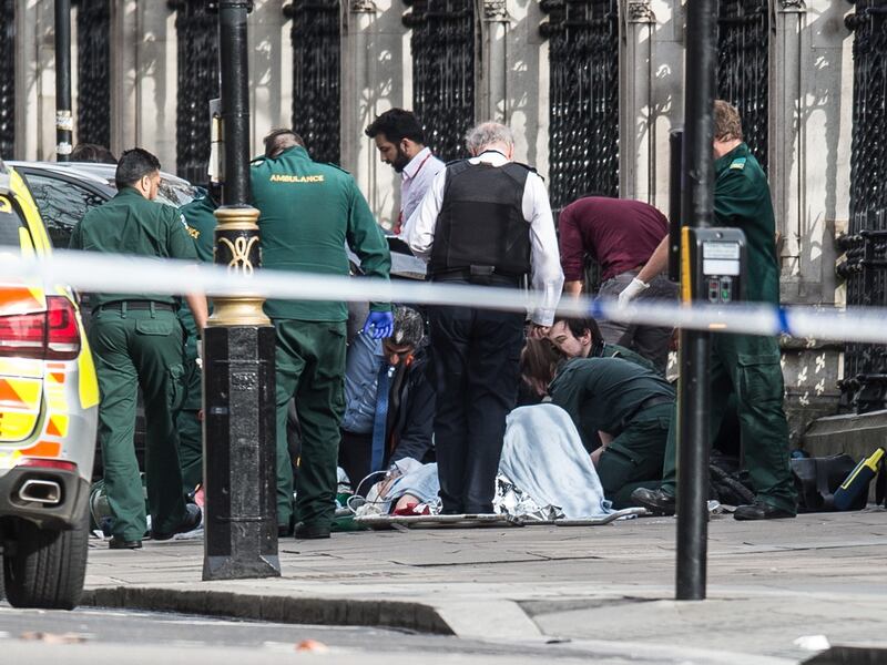 Spari al parlamento a Londra 3