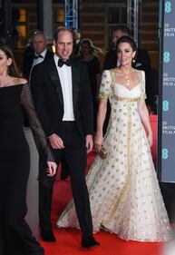 Il Principe William e Kate Middleton ai Bafta 2020, foto 1