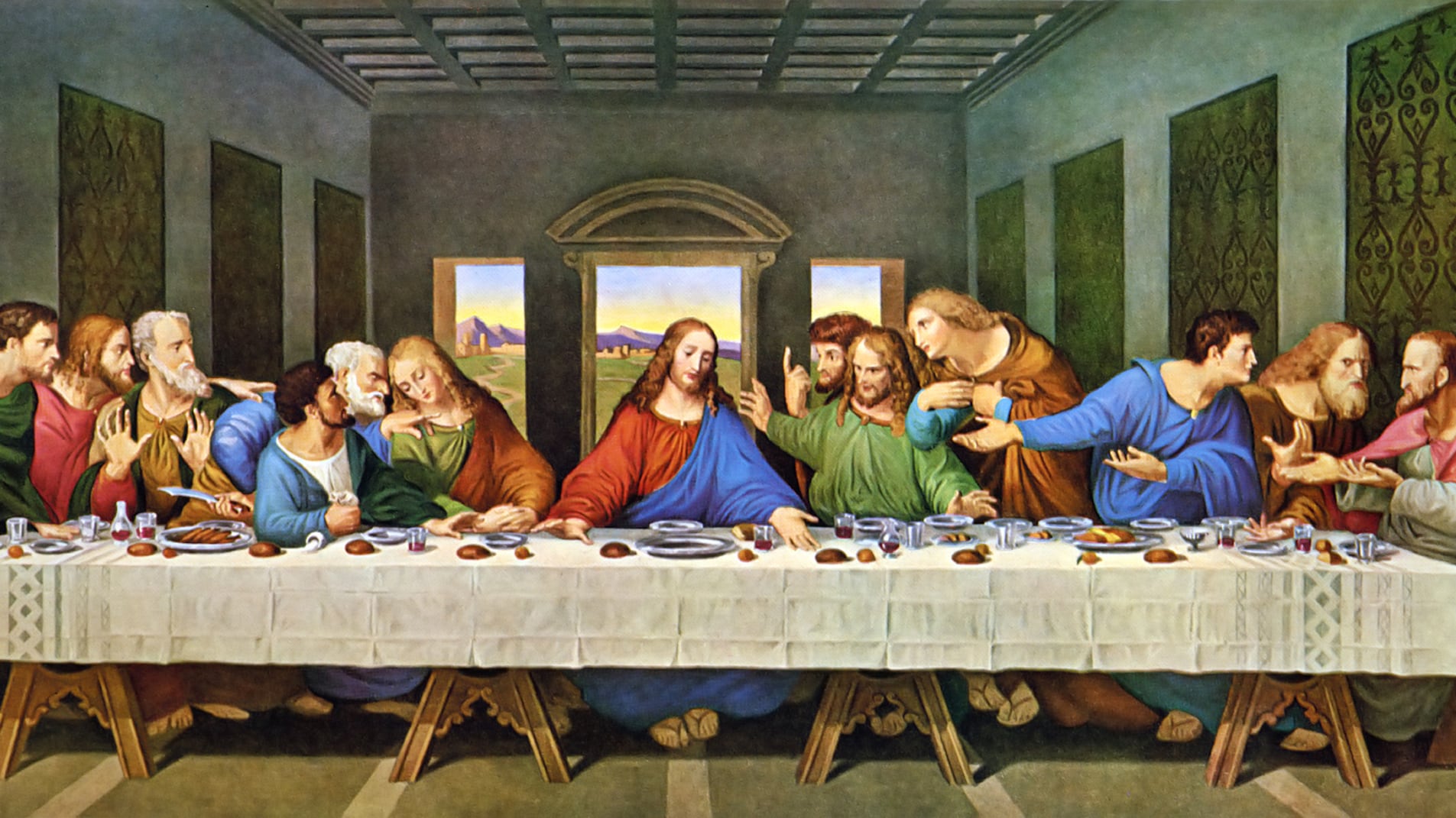 "L'ultima cena" di Leonardo da Vinci: il menù forse a base di pesce
