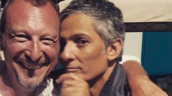 Fiorello chiama Amadeus in diretta: "Madonna a Sanremo? Per carità"