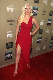 Lady Gaga, spacco mozzafiato e baci al fidanzato sul red carpet 60