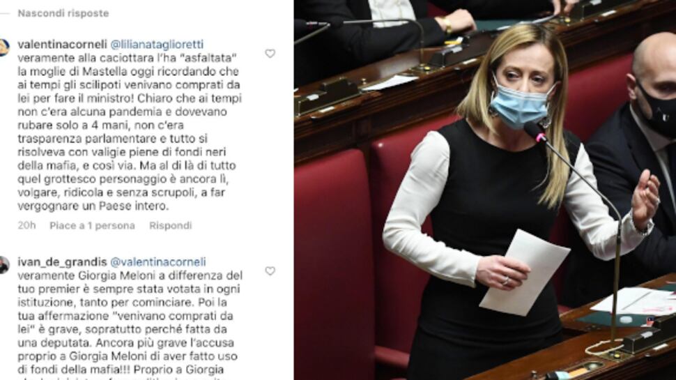 Insulti choc della grillina alla Meloni: "Caciottara, ridicola, fai vergogna"