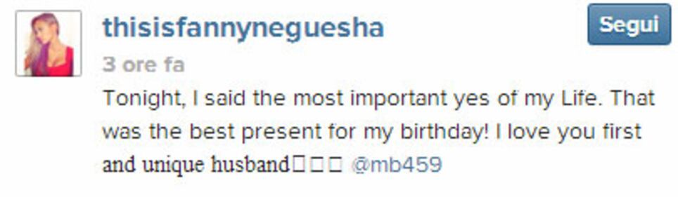 Mario Balotelli e Fanny Naguesha fidanzati ufficialmente 1