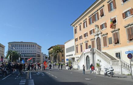 Spazzini in sciopero a Livorno 12