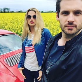 Michelle Hunziker in bici col marito Tomaso 6