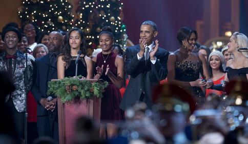 Gli Obama al concerto di Natale 2