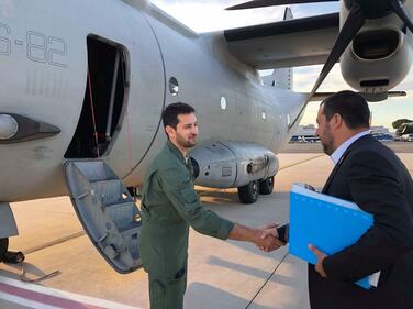 "Missione Libia, si parte". Salvini a bordo dell'aereo militare 2