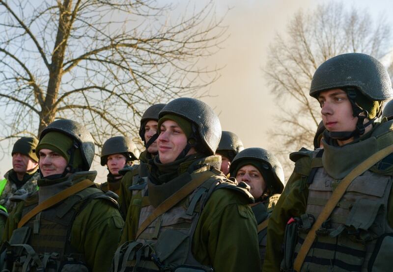Ucraina, Poroshenko partecipa a un'esercitazione militare 3