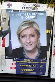 Marine Le Pen a TF1: "Via la bandiera dell'Ue dallo studio" 8