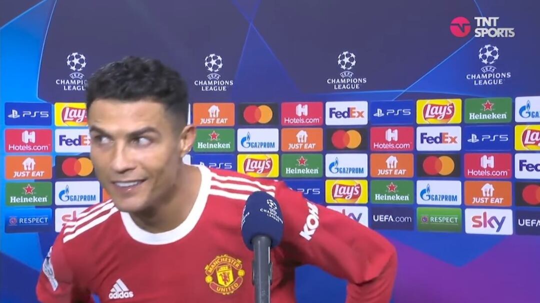 "Ronaldo uomo di m...": la reazione di CR7 in tv