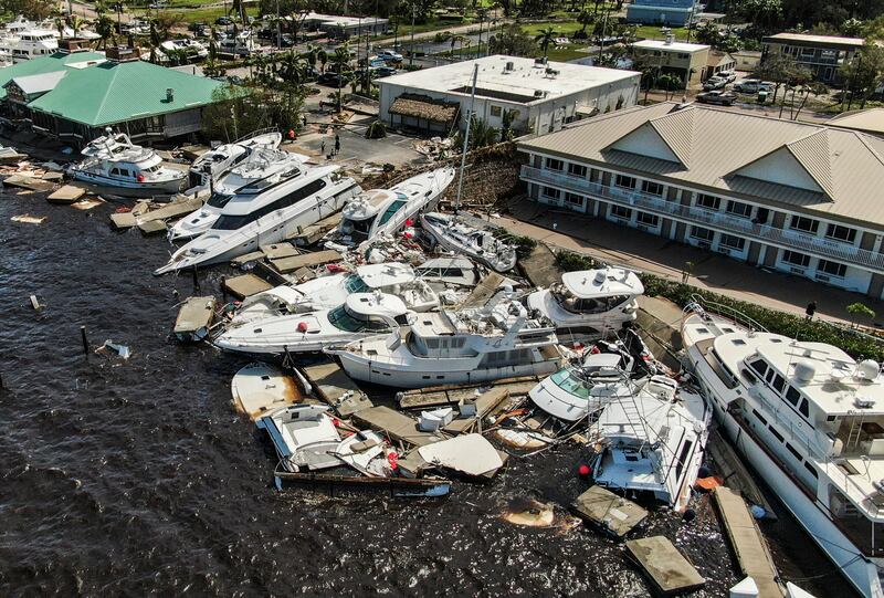 La devastazione dell'uragano Ian: le immagini dalla Florida 5