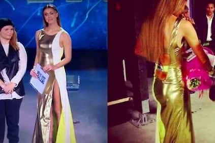 Il vestito da urlo di Belen Rodriguez 1