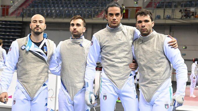 Scherma, l'Italia trionfa nel fioretto a squadre maschile ai Giochi Europei