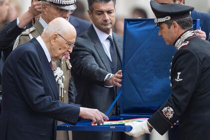 Napolitano lascia il Quirinale 5