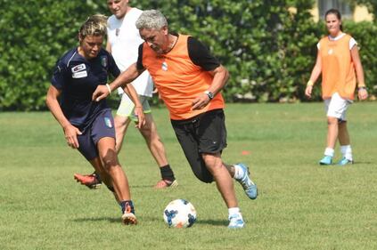 Roberto Baggio torna ad allenarsi 1