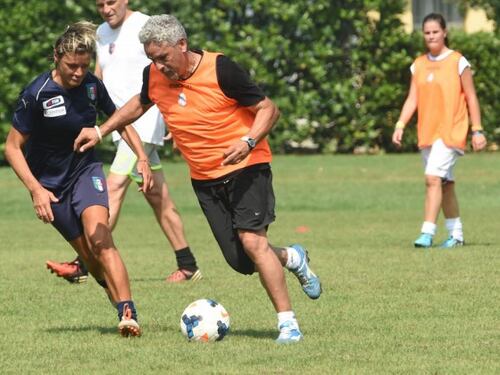 Roberto Baggio torna ad allenarsi