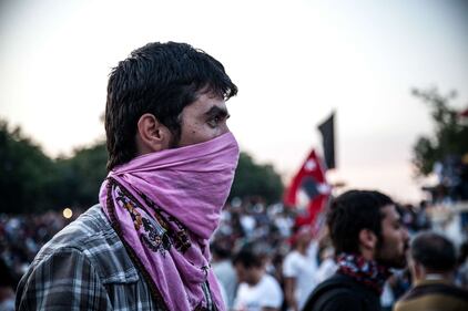 Scatti degli scontri a Istanbul 12
