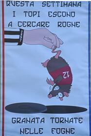 Poster contro il Torino: "Topi granata tornate nelle fogne" 4