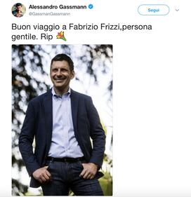 Fabrizio Frizzi, il cordoglio social dei vip 18