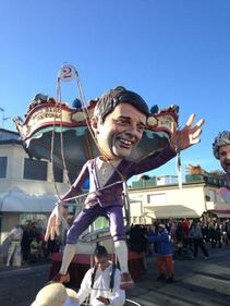 Carnevale di Viareggio, Renzi il soggetto preferito 5