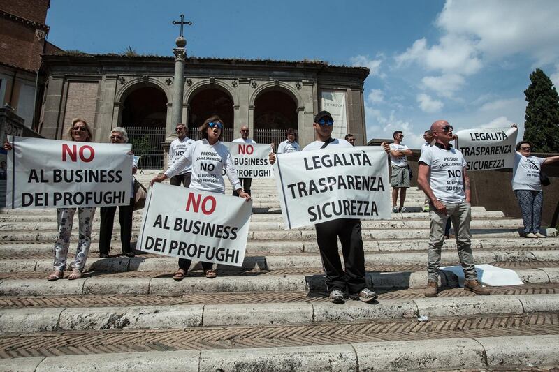 Proteste davanti al Campidoglio 9