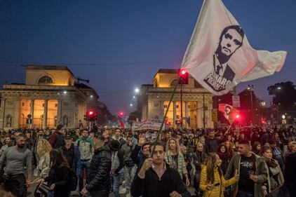 Corteo no Green pass a Milano 1