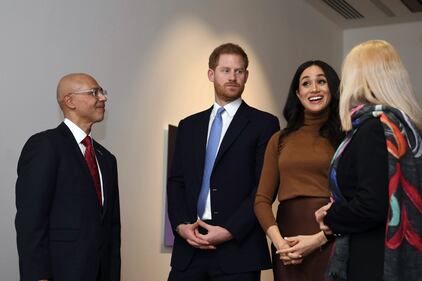 Meghan Markle e il Principe Harry alla Canada House, foto 7